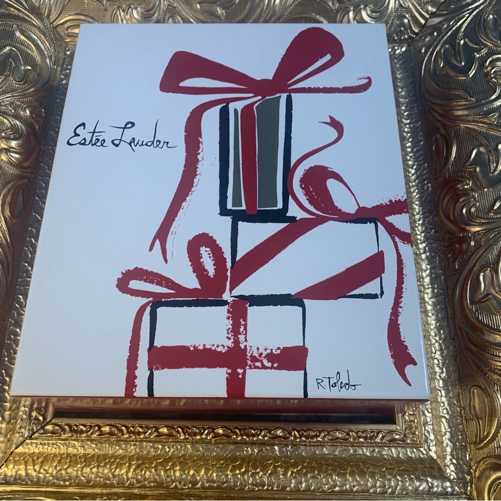 Estee Lauder Gift Set with Red and Black Design